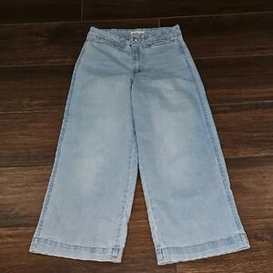 Women's OAT NEW YORK Light Blue Wide-Leg Jeans SZ 26 SZ 2